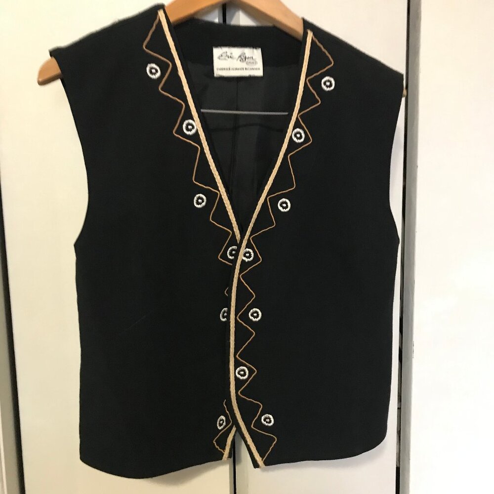 Vintage Eric Ryan Sport Ladies Bolero/Vest Size Medium